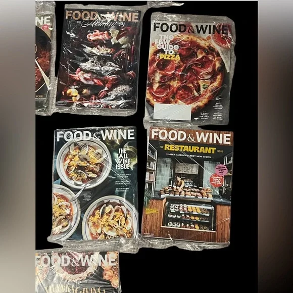 Food & Wine Magazine Lot of 10  Sealed 2022 March thru December Retail :89.90$ - Picture 4 of 6